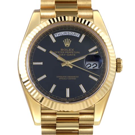 rolex oyster perpetual day date men|rolex day date 40mm price.